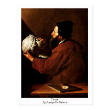 Toque por Jusepe De Ribera Cartão Postal