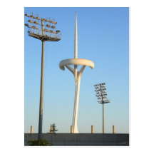 Torre da tevê de Barcelona Cartões Postais
