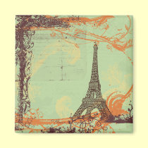 Torre Eiffel no ímã verde ímãs