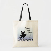 Totebag da dança bolsas para compras