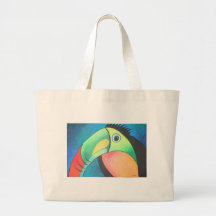 Toucan corajoso bolsa para compra