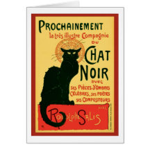 Tournée du Conversa Noir, Theophile Steinlen Cartões