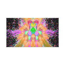 Trabalhos de arte abstratos da celebração impressão de canvas esticadas