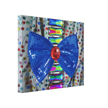 Trabalhos de arte das canvas com jóias e gemas do  impressão de canvas envolvida