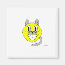 Traje de sorriso parvo do gato do limão