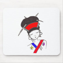 Transporte da gueixa mousepads