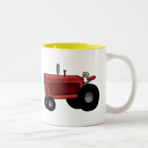 Trator de fazenda caneca