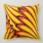 travesseiro amarelo abstrato dos girassóis almofadas da american mojo