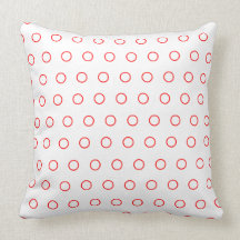 Travesseiro decorativo do design de Polkadots