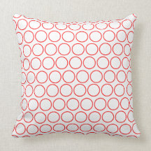 Travesseiro decorativo do design de Polkadots