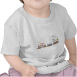 Trem animal camiseta