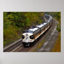 Trem clássico impressão