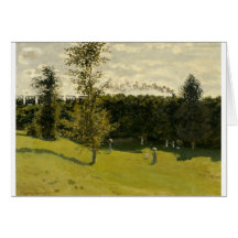 Trem no campo (1870) cartao