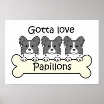 Três Papillons Posters