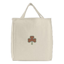 Trevo e sacola de Knotwork do céltico Bolsas Para Compras