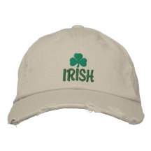 Trevo irlandês chapéu bordado bones bordados