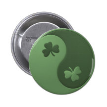 Trevos de Yin Yang Pins