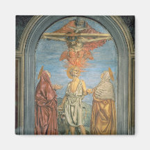 Trindade santamente com St Jerome (fresco) Ima
