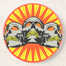 Triple Skulls Porta-copos