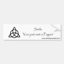 Triquetra encontrou um autocolante no vidro trasei adesivo