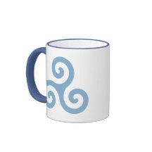 Triskelion azul canecas