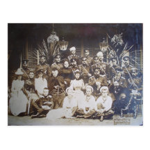 Tsar - GRUPO da FAMÍLIA de ROMANOV - Rússia #086 Cartoes Postais