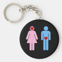 Tshirt do humor do amor da mulher do homem chaveiro