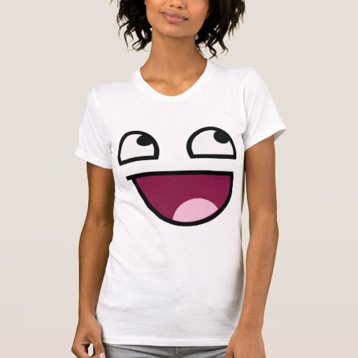 Tshirt impressionante do smiley face