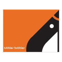 Tubbles borbulha cartão cartão postal