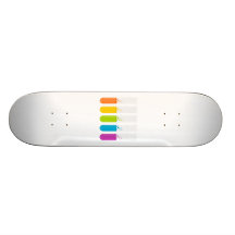 Tubos de ensaio da ciência da química skate personalizado
