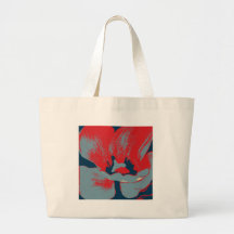 Tulipa abstrata bolsa de lona