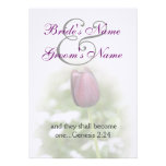 Tulipa roxa que Wedding 2 convites