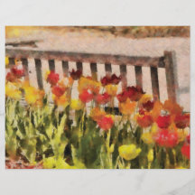 Tulipas - a aposentadoria pode ser doce panfletos personalizado