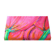 Tulipas impetuosas fabulosas impressão de canvas esticadas