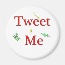 Tweet Me.png Imã De Refrigerador
