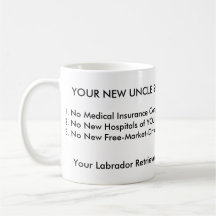 U.S.A. BANKRUPT dos hospitais! Caneca