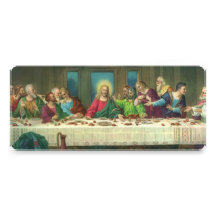 Última ceia do vintage com Jesus Cristo e apóstolo Convite Personalizado