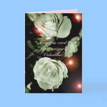 "Um cartão original para rosas de um Valentim orig postais
