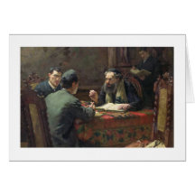 Um debate teológico, 1888 cartoes