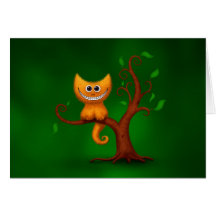 Um gatinho de Cheshire Cartão