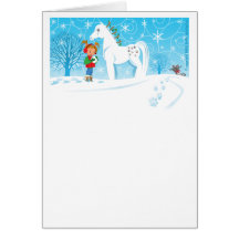 Um grampo Clop o Natal do clube Cartões