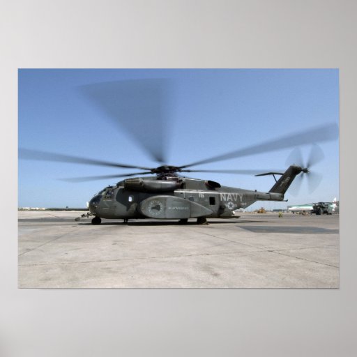Um helicóptero do dragão do mar de MH-53E Posteres