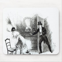 Um homem que visita uma prostituta mouse pads