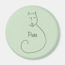 Um ímã satisfeito do gatinho imã