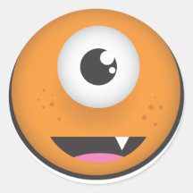 Um monstro Cutie do olho Adesivo