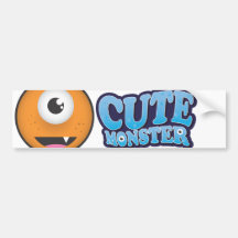 Um monstro Cutie do olho Adesivos