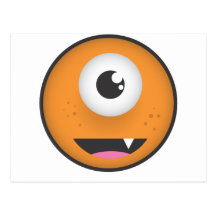 Um monstro Cutie do olho Cartão Postal