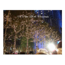 Um Natal de New York Cartão Postal