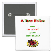 Um Pin verdadeiro do italiano Boton
