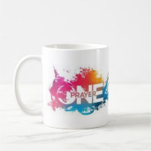 Uma caneca de café da oração